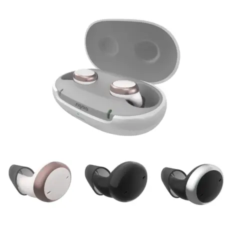 Rechargeable CROS hearing aids with Bluetooth streaming