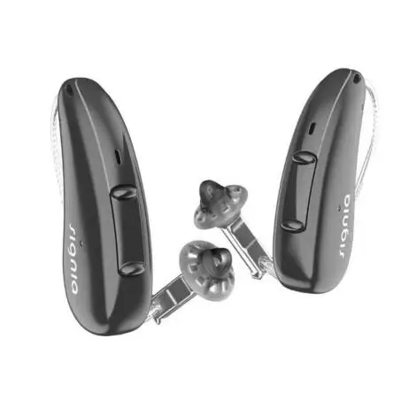 Signia Pure Charge&Go AX dual-processor hearing aid with wireless charging