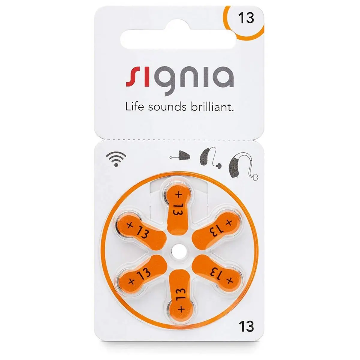 Signia Battery 13 - Genuine Hearing Aid at Ensound Hearing Centre Lahore