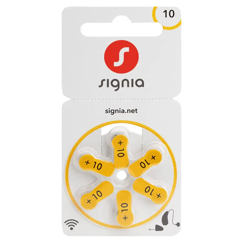 Signia Battery 10 - Genuine Hearing Aid at Ensound Hearing Centre Lahore