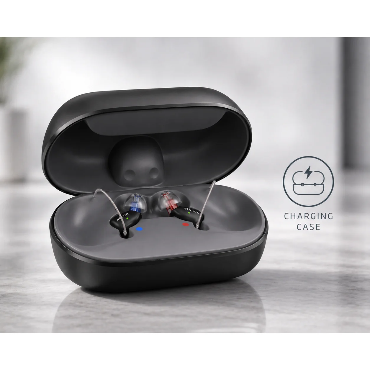 Oticon Zeal Rechargeable AI Hearing Aid view - Ensound Hearing
